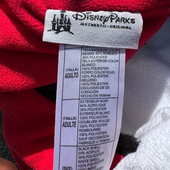 Disney Parks Authentic Original Mickey Mouse Ears Faux Fur Hat Scarf With Mitten - Picture 5 of 8